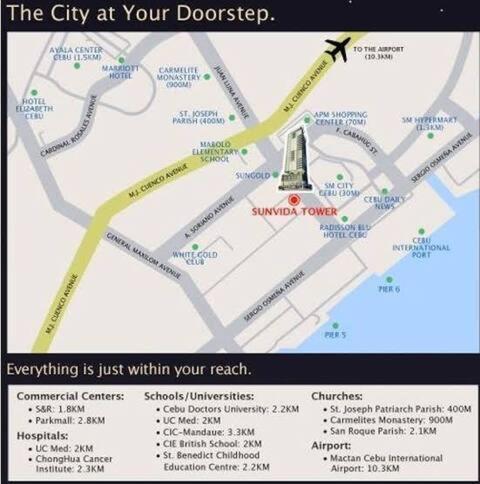 Sunvida Tower Residences Infront Of Sm City Cebu Extérieur photo
